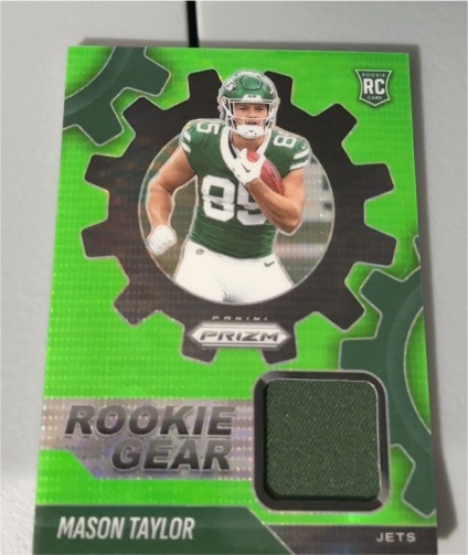 2025 Panini Prizm Rookie Gear #RGR-MTR Mason Taylor — front