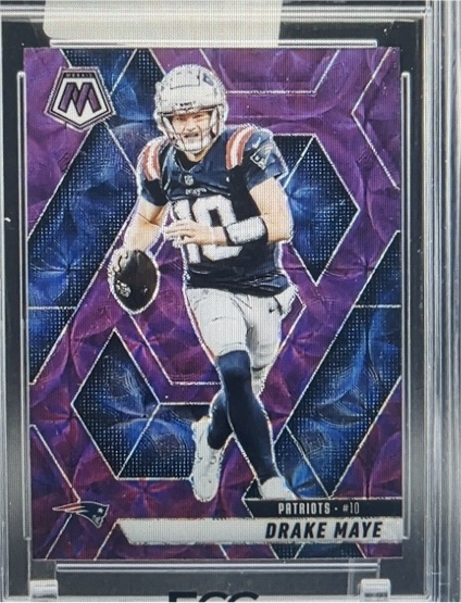 2025 Panini Mosaic #28 Drake Maye — front