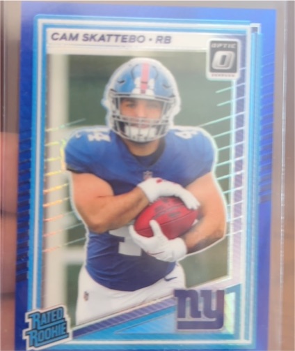 2025 Donruss Optic #228 Cam Skattebo Rated Rookie — front