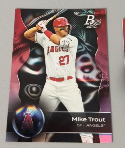 2023 Bowman Platinum #100 Mike Trout — front