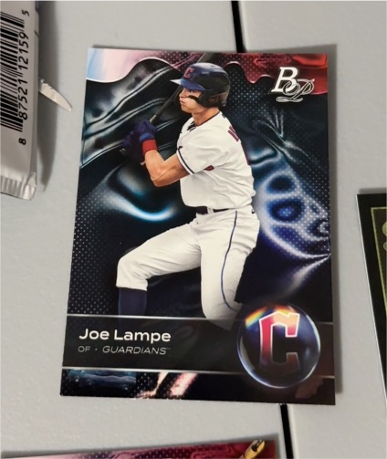 2023 Bowman Platinum #TOP-50 Joe Lampe — front