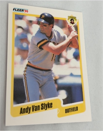 1990 Fleer #481 Andy Van Slyke — front
