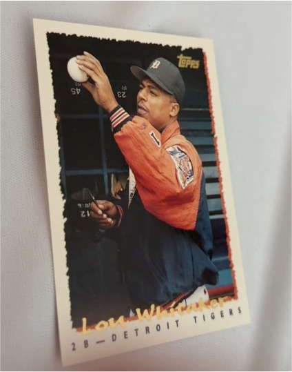 1995 Topps #15 Lou Whitaker — front
