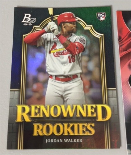 2023 Bowman Platinum Renowned Rookies #RR-19 Jordan Walker — front
