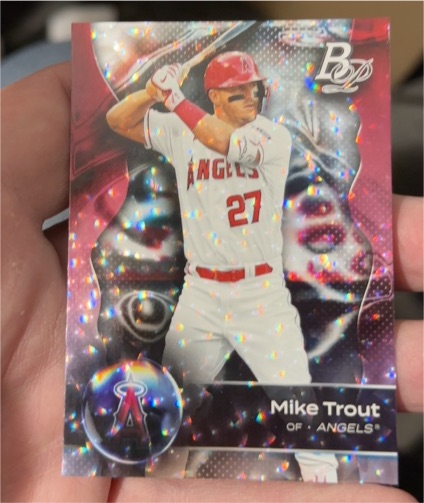 2023 Bowman Platinum #100 Mike Trout — front