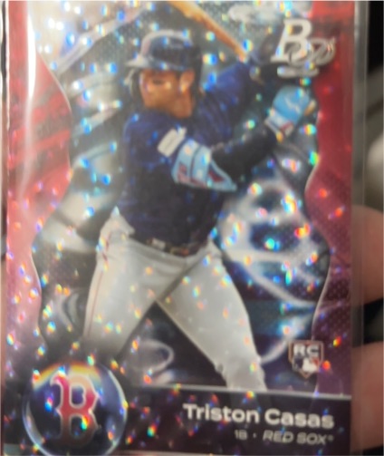 2023 Bowman Platinum #51 Triston Casas RC Ice Foil — front