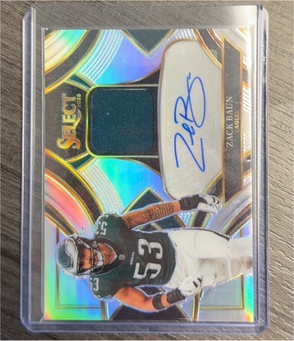 2025 Panini Select #SME-ZBN Zack Baun — front