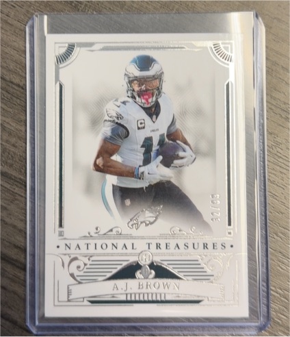 2025 Panini National Treasures #246 A.J. Brown — front
