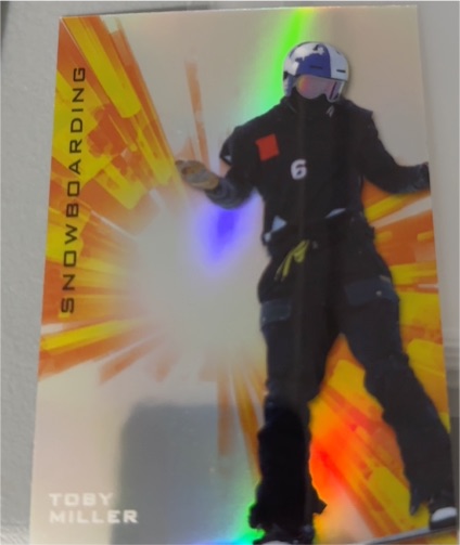 2021 Upper Deck Goodwin Champions Goudey Platinum #G31 Toby Miller Snowboarding — front