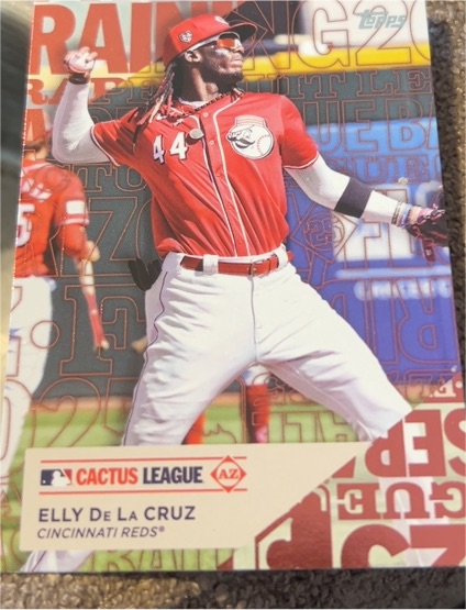 2025 Topps Series 1 #TG-13 Elly De La Cruz Cactus League Cincinnati Reds — front