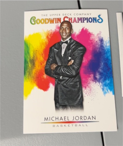 2021 Upper Deck Goodwin Champions #101 Michael Jordan Splash of Color — front