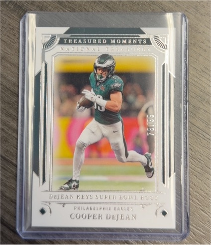 2025 Panini National Treasures Treasured Moments #TM-CDN Cooper DeJean — front