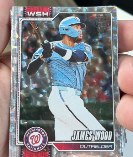 2026 Topps Series 1 #349 James Wood — front