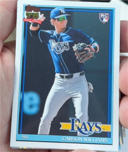 2026 Topps #T91-38 Carson Williams — front