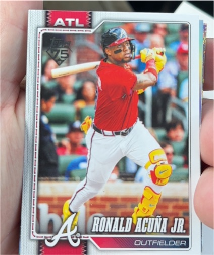 2026 Topps Series 1 #50 Ronald Acuña Jr. — front