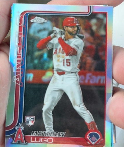 2025 Topps Chrome Update #USC166 Matthew Lugo — front