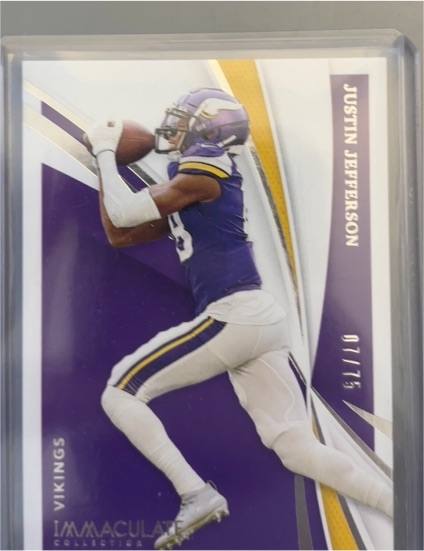 2025 Panini Immaculate Collection #67 Justin Jefferson — front