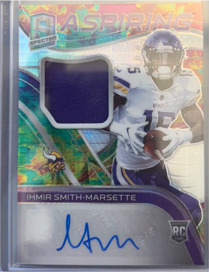 2021 Panini Spectra Aspiring #APA-ISM Ihmir Smith-Marsette — front