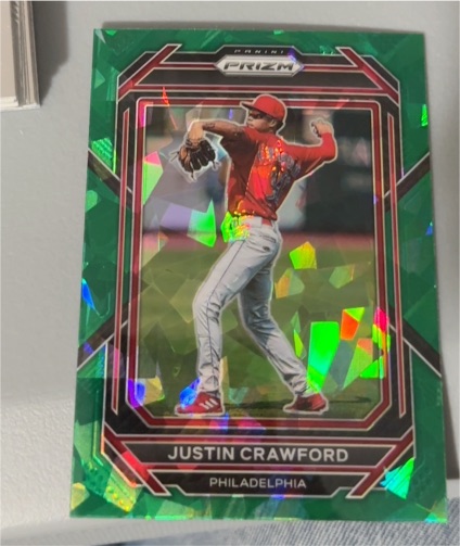 2023 Panini Prizm #42 Justin Crawford — front