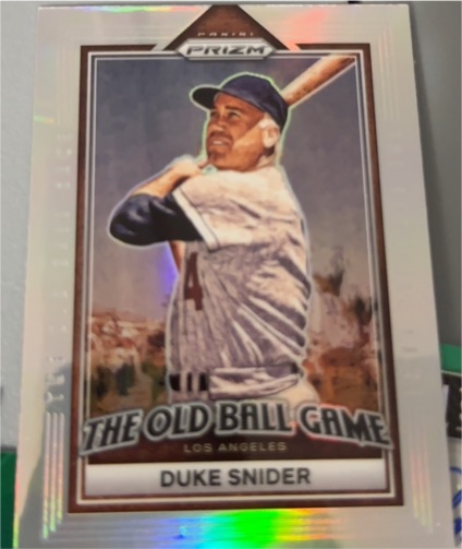 2023 Panini Prizm The Old Ball Game #OBG7 Duke Snider — front