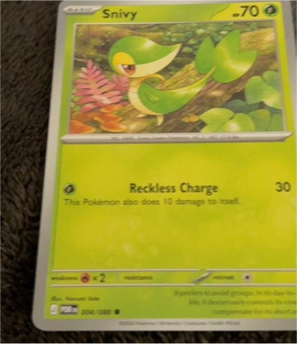2023 Pokémon ME03: Perfect Order #004 Snivy — front