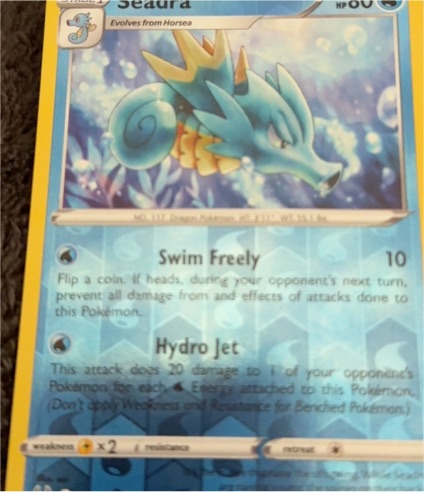 2022 Pokémon TCG Lost Origin #036 Seadra — front