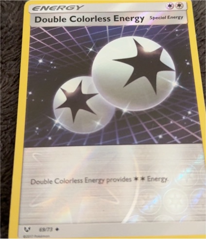 2017 Pokémon Sun & Moon #136 Double Colorless Energy — front