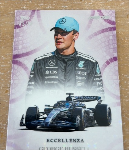 2025 Topps Eccellenza #31 George Russell — front