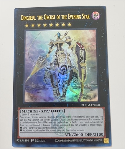 2020 Yu-Gi-Oh! BLMM-EN090 Dingirsu, the Orcust of the Evening Star — front
