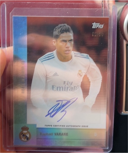 2024 Topps Real Madrid #D Raphaël Varane — front