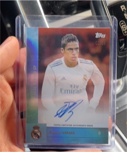 2025 Topps UEFA Club Competitions #D Raphaël Varane — front