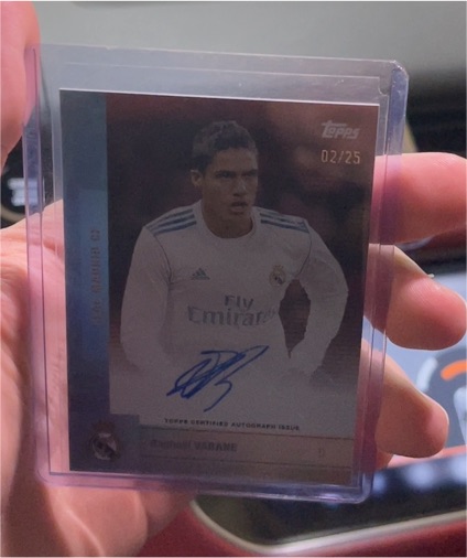 2023 Topps UEFA Club Competitions #02 Raphaël Varane — front