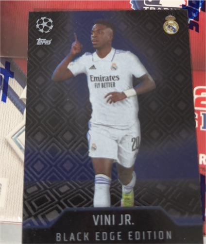 2022-23 Topps Match Attax UEFA Club Competitions Black Edge Edition #463 Vini Jr. — front