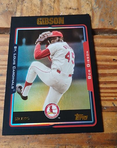 2005 Topps #297 Bob Gibson — front