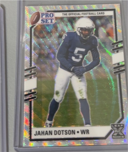 2022 Leaf Pro Set #PSB-JD2 Jahan Dotson — front