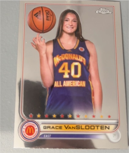 2022 Topps Chrome McDonald's All American #35 Grace VanSlooten — front