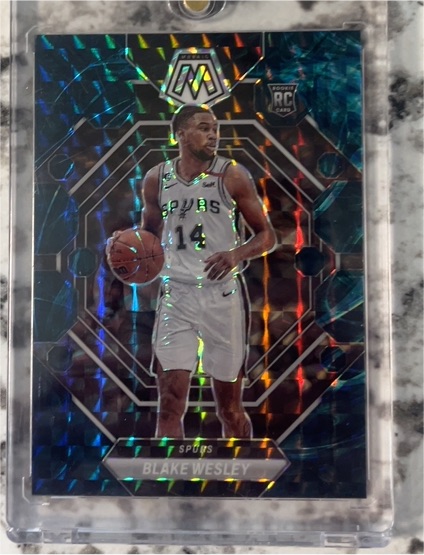 2022-23 Panini Mosaic #249 Blake Wesley — front