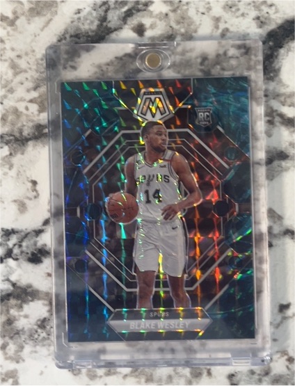 2022-23 Panini Mosaic #249 Blake Wesley — front