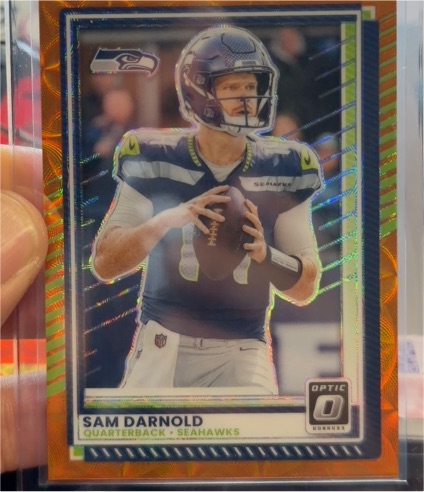 2025 Donruss Optic #186 Sam Darnold — front