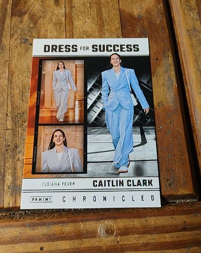 2025 Panini Chronicled #70 Caitlin Clark Indiana Fever Dress For Success — front