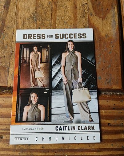 2025 Panini Caitlin Clark Chronicled Dress For Success #61 Indiana Fever — front