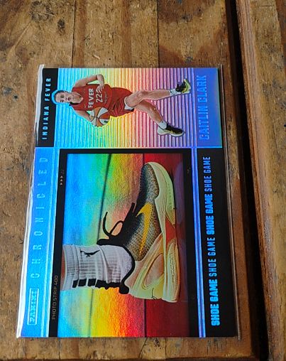 2025 Panini Chronicles #73 Caitlin Clark Shoe Game Indiana Fever Basketball — front