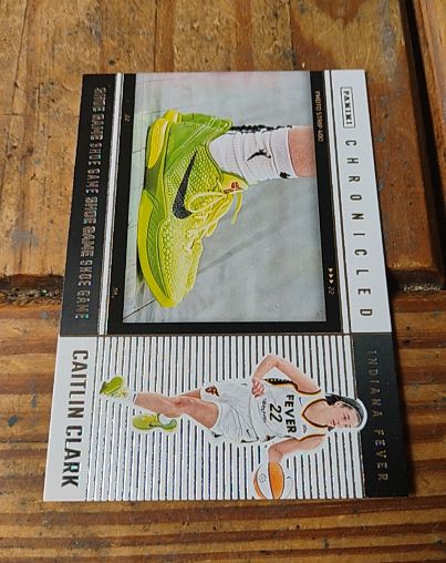 2025 Panini Caitlin Clark Chronicled #71 Shoe Game — front