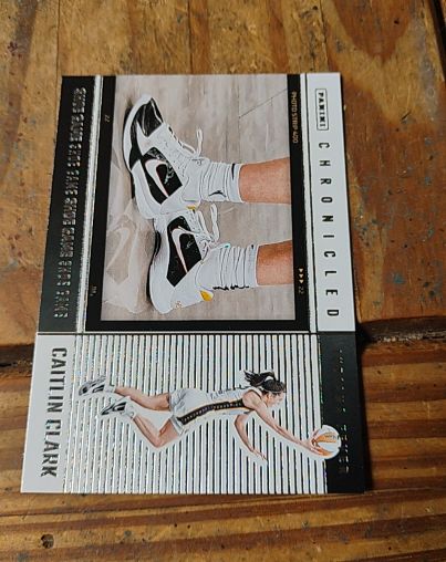 2025 Panini Caitlin Clark Chronicled #74 Shoe Game — front