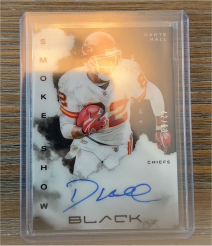 2025 Panini Black Smoke Show #SSS-DHL Dante Hall — front