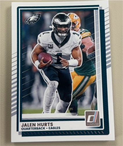2025 Panini Donruss #16 Jalen Hurts — front