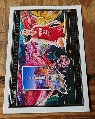 2025 Panini Caitlin Clark Chronicled #85 State of the Art Indiana Fever — front