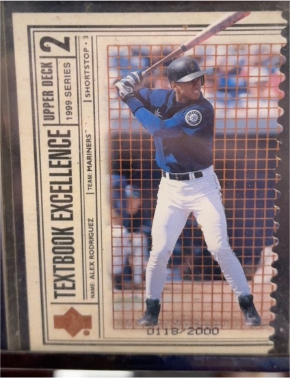1999 Upper Deck Textbook Excellence #T26 Alex Rodriguez — front