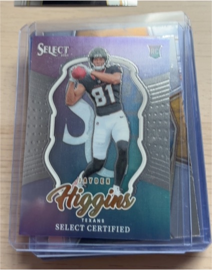 2025 Panini Select #19 Jayden Higgins — front