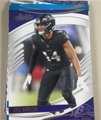 2025 Panini Absolute #28 Kyle Hamilton — front